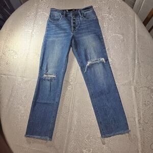 Kut From The Kloth Woman's Size 0 - Button Fly Distressed Jeans